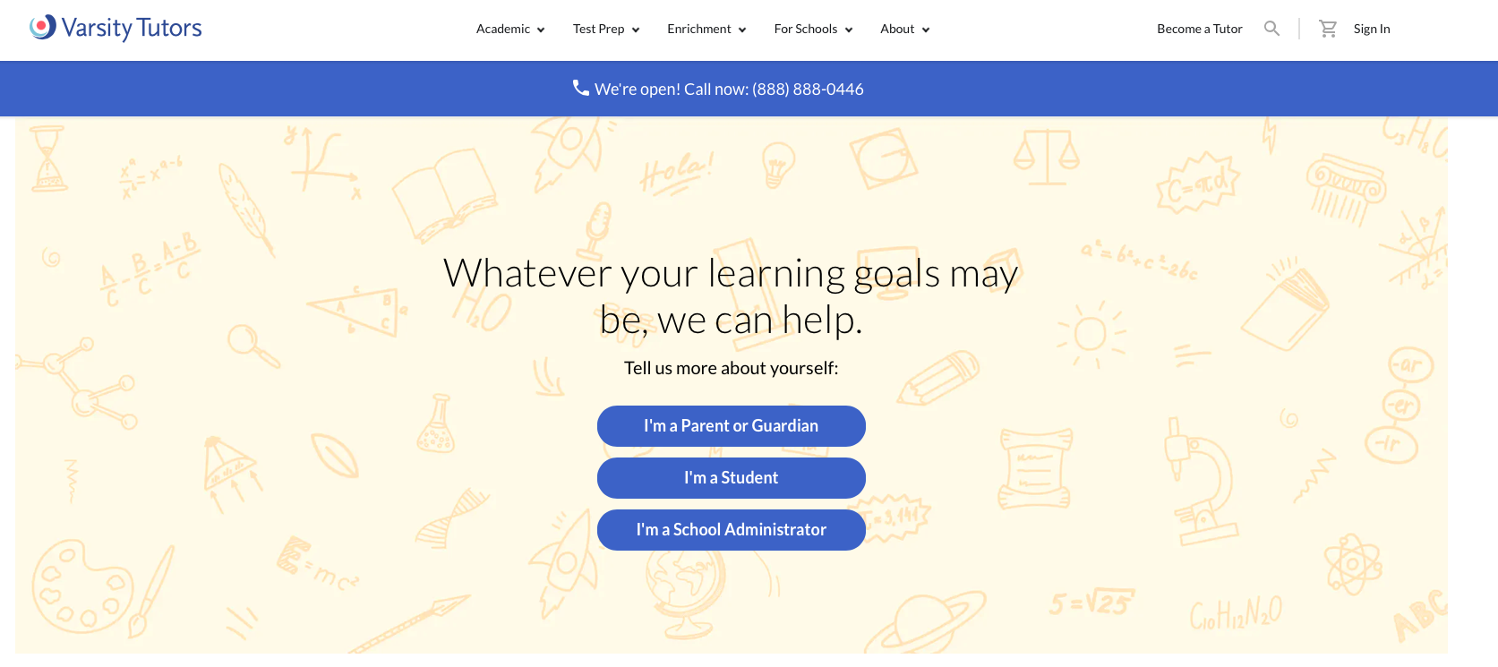 Navigationsstruktur Webseite Nachhilfeschule